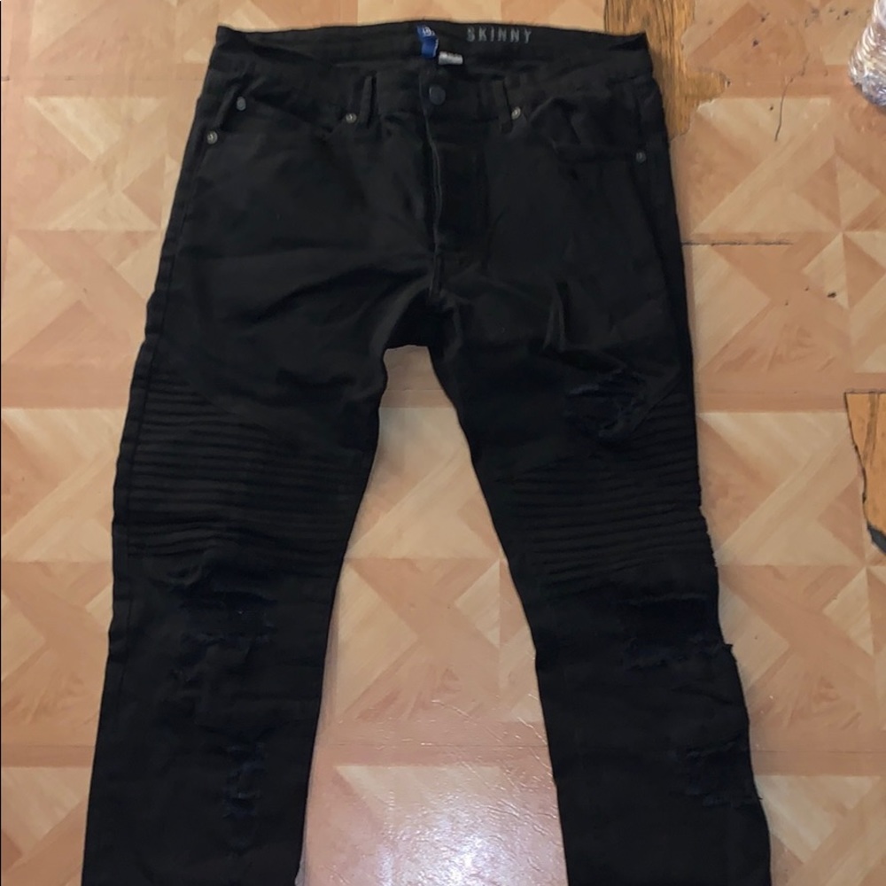 H&M bike cut jeans